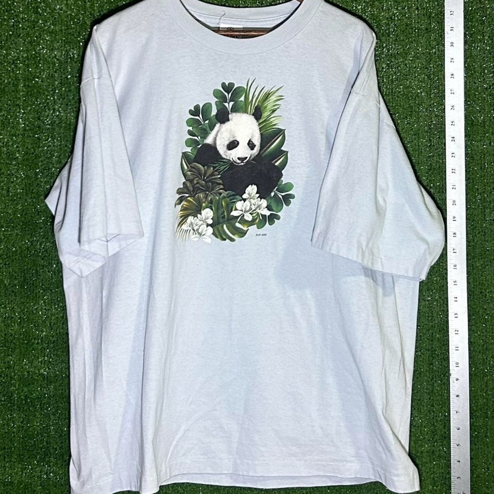 Single Stitch Panda Tee